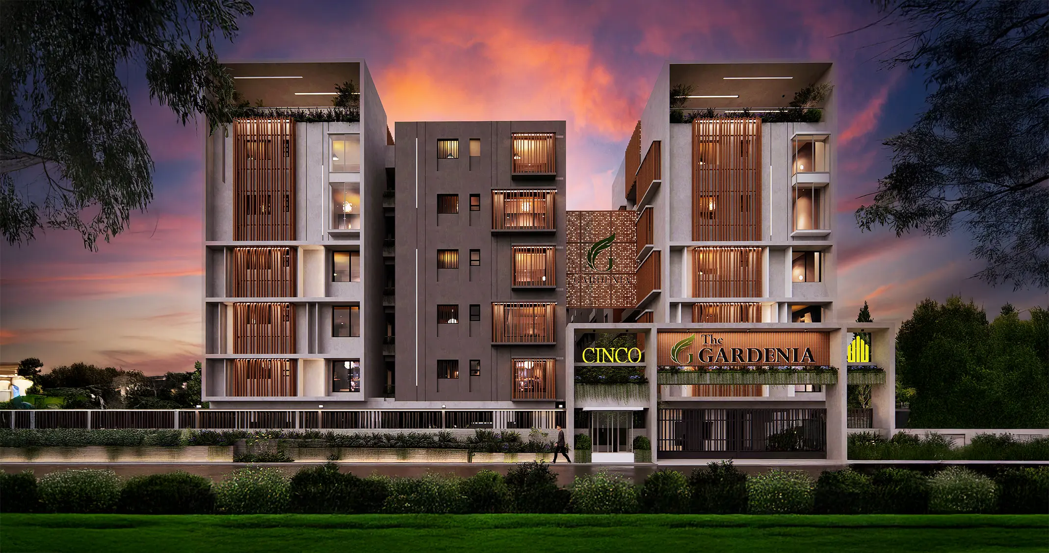 The Gardenia official exterior render
